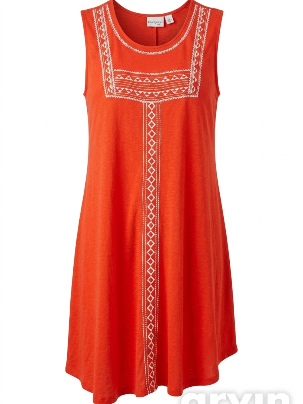 Red Kim Rogers Petite sleeveless dress Large